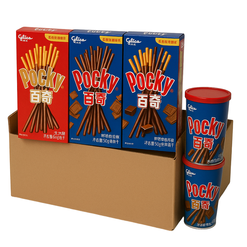 6 Pocky's Exotic Snack Box