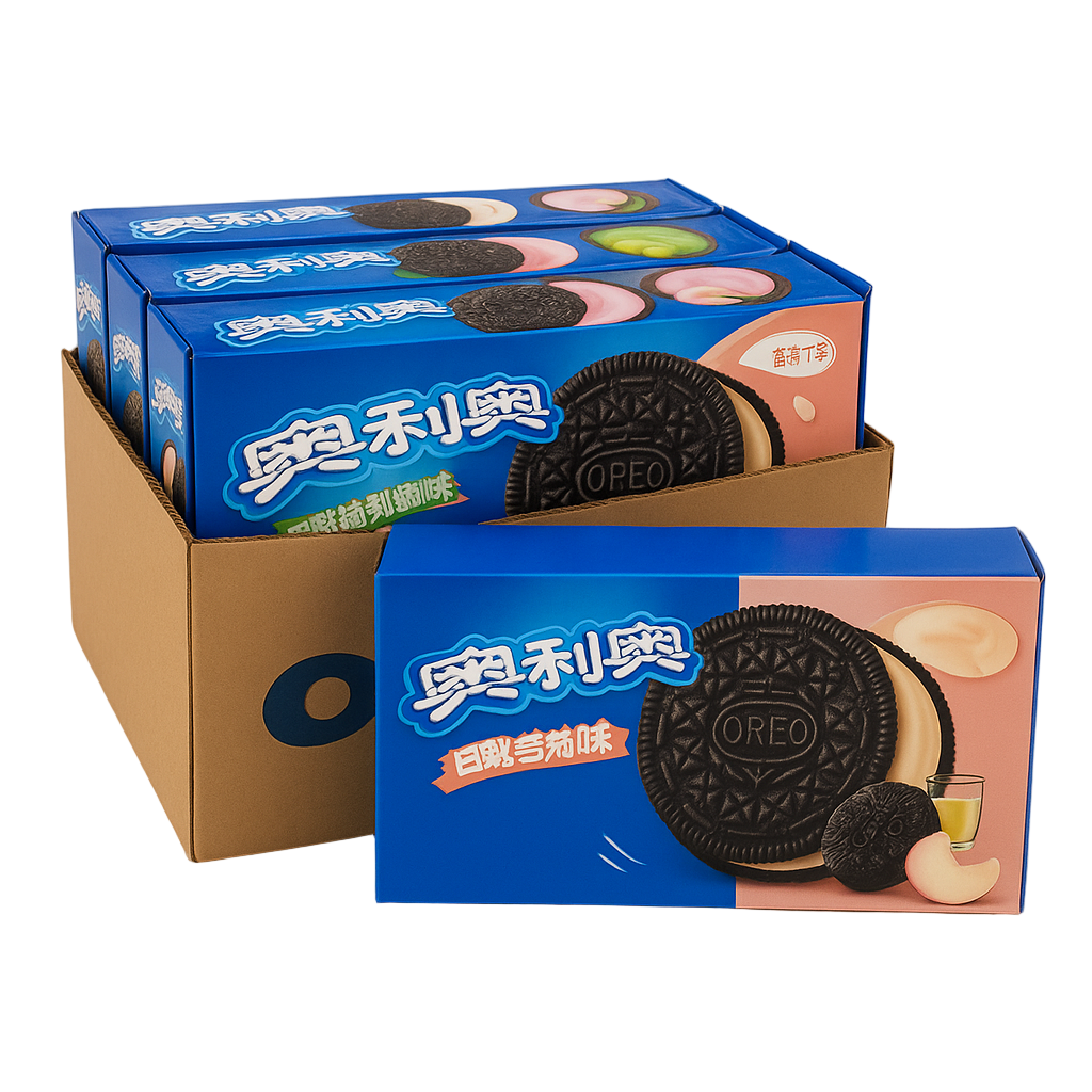 Four pack Oreo cookies 194g bundle - exotic snacks variety box