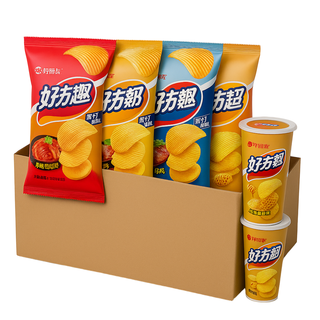 4 Orion Concave Chips Snack Box