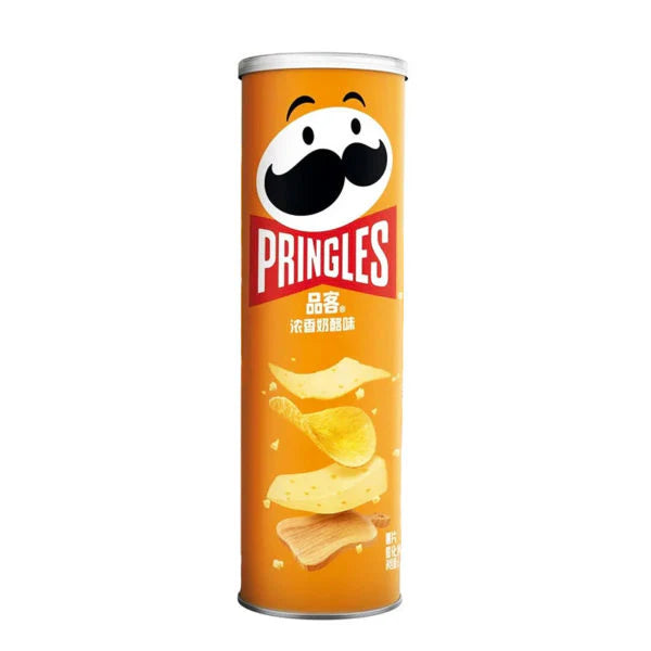 Pringles cheese flavored chips 110g can - exotic snacks from China